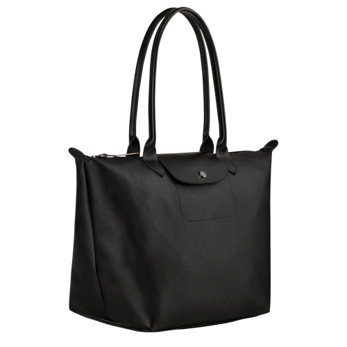 Longchamp Le Pliage City L Vászon Válltáskák Női Fekete | 47190SCMY