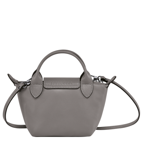 Longchamp Le Pliage Cuir Bőr Crossbody Táska Női Szürke | 39178ANHM