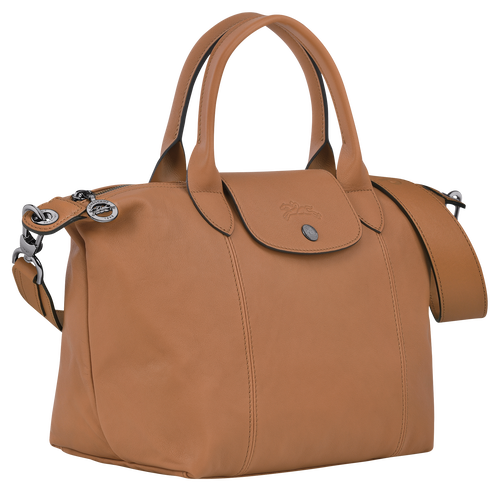 Longchamp Le Pliage Cuir S Bőr Kézitáska Női Bézs | 03726ECQY