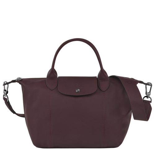 Longchamp Le Pliage Cuir S Bőr Kézitáska Női Piros | 54971VLKG