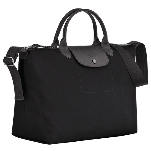 Longchamp Le Pliage Energy L Vászon, Recycled canvas Kézitáska Női Fekete | 83615FQLZ
