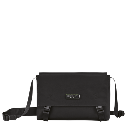 Longchamp Le Pliage Energy M Vászon, Recycled canvas Crossbody Táska Női Fekete | 52761MZOR