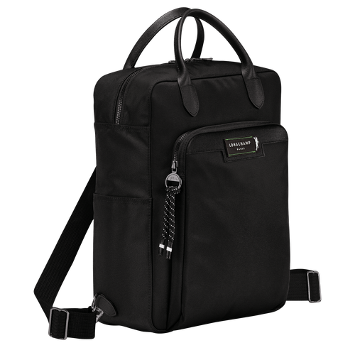 Longchamp Le Pliage Energy Vászon, Recycled canvas Hátizsák Női Fekete | 82095ROCG