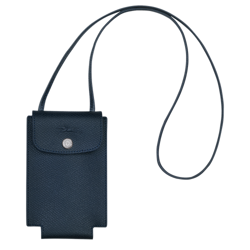 Longchamp Le Pliage Green Bőr Telefontok Férfi Kék | 03519HRUS