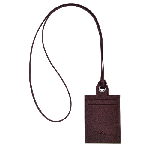Longchamp Le Pliage Green Bőr with necklace Kártyatartó Férfi Piros | 15623QGLR