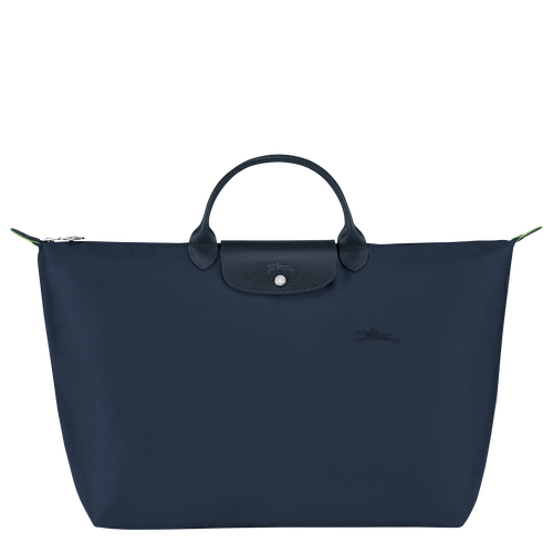 Longchamp Le Pliage Green L Vászon, Recycled canvas Utazótáskák Férfi Kék | 47210TJVI