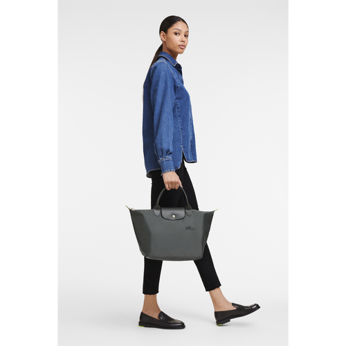Longchamp Le Pliage Green M Vászon, Recycled canvas Kézitáska Női Szürke | 02384IOBE