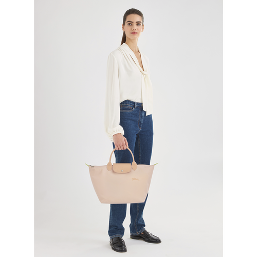 Longchamp Le Pliage Green M Vászon, Recycled canvas Kézitáska Női Rózsaszín | 05784INYL