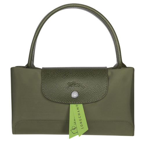 Longchamp Le Pliage Green M Vászon, Recycled canvas Kézitáska Női Zöld | 05986ZFLA