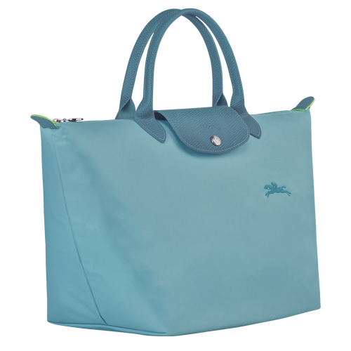 Longchamp Le Pliage Green M Vászon, Recycled canvas Kézitáska Női Kék | 15706XRWM