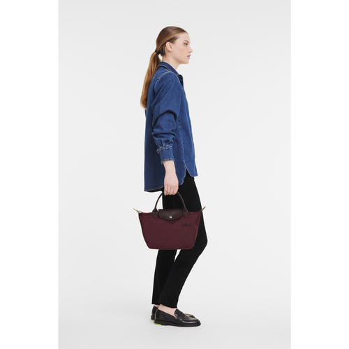 Longchamp Le Pliage Green S Vászon, Recycled canvas Kézitáska Női Piros | 40136MGNY