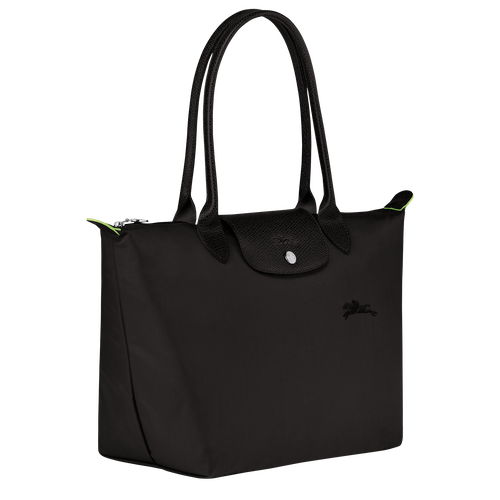 Longchamp Le Pliage Green S Vászon, Recycled canvas Válltáskák Női Fekete | 86149EPJY