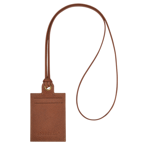 Longchamp Le Pliage Original Bőr with necklace Kártyatartó Férfi Barna | 69153TSDK