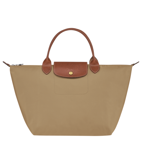 Longchamp Le Pliage Original M Vászon, Recycled canvas Kézitáska Női Bézs | 27318XSRG