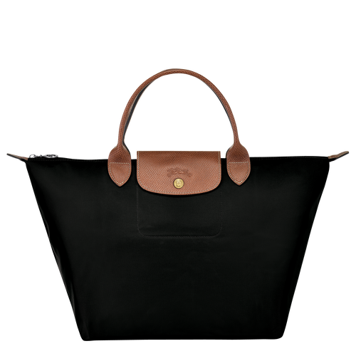 Longchamp Le Pliage Original M Vászon, Recycled canvas Kézitáska Női Fekete | 59483KOZE