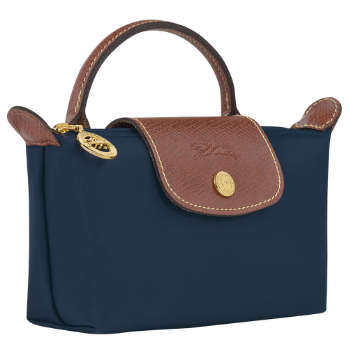 Longchamp Le Pliage Original Vászon, Recycled canvas Pouches Női Kék | 35049UAKC