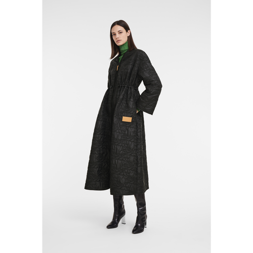 Longchamp Long Fall-Téli 2022 Kollekciók Other Long puffer Kabátok Női Fekete | 07689RUYT