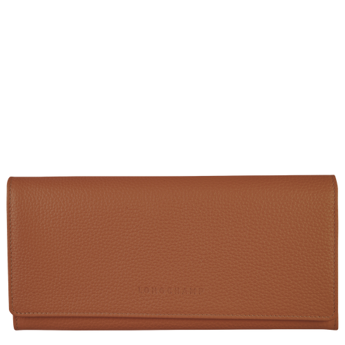 Longchamp Long continental Le Foulonné Bőr Pénztárca Női Barna | 13762TOGW