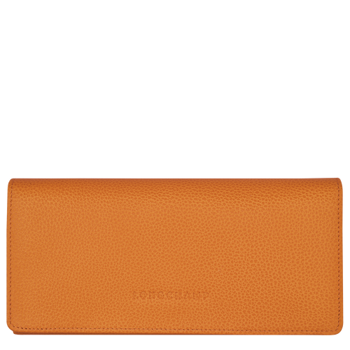 Longchamp Long continental Le Foulonné Bőr Pénztárca Női Narancssárga | 31625RUCP