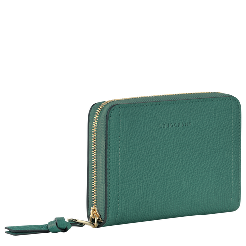 Longchamp Mailbox Bőr Pénztárca Női Zöld | 56018NBET
