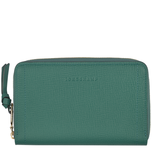 Longchamp Mailbox Bőr Pénztárca Női Zöld | 56018NBET