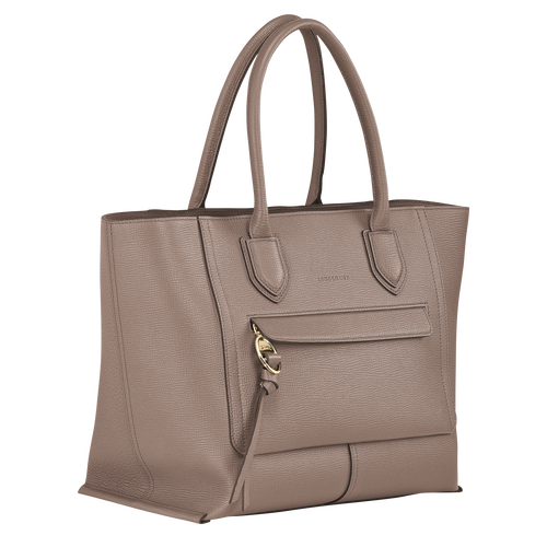 Longchamp Mailbox L Bőr Kézitáska Női Bézs | 95412HWEO