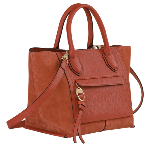 Longchamp Mailbox M Bőr Kézitáska Női Narancssárga | 30962IESU