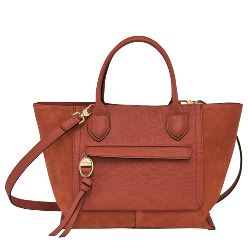 Longchamp Mailbox M Bőr Kézitáska Női Narancssárga | 30962IESU