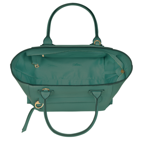 Longchamp Mailbox M Bőr Kézitáska Női Zöld | 71236YRBH