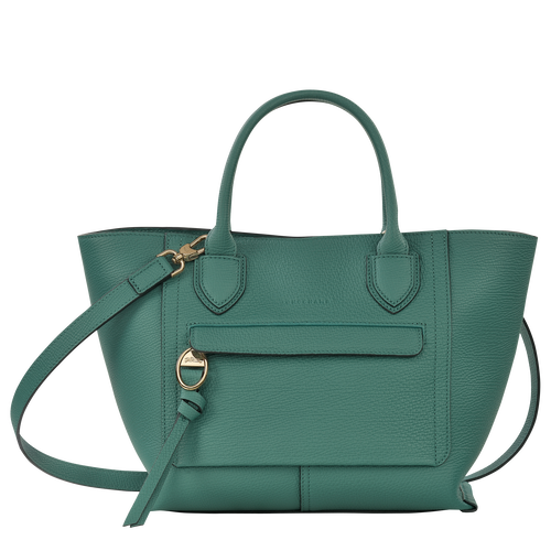 Longchamp Mailbox M Bőr Kézitáska Női Zöld | 71236YRBH