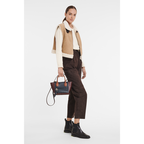 Longchamp Mailbox S Bőr Kézitáska Női Piros | 94506ZQPG