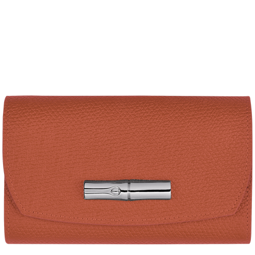 Longchamp Roseau Bőr Pénztárca Női Narancssárga | 42359NYDE