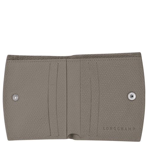 Longchamp Roseau Bőr Pénztárca Női Szürke | 21689OCJZ