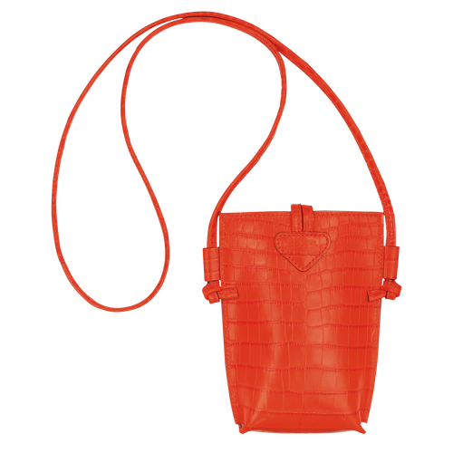 Longchamp Roseau Croco Bőr Telefontok Női Narancssárga | 25138QRVZ