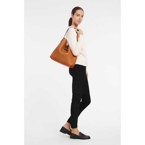 Longchamp Roseau Essential Bőr Válltáskák Női Narancssárga | 65943AMDC
