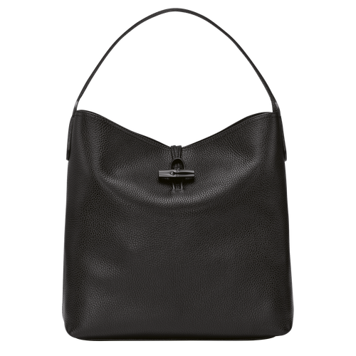 Longchamp Roseau Essential Bőr Válltáskák Női Fekete | 91468UXZY