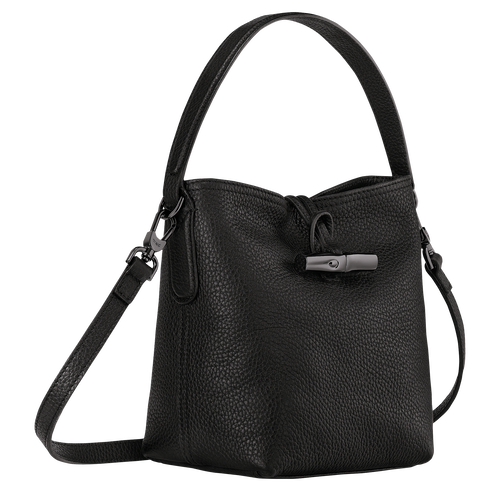Longchamp Roseau Essential S Bőr Crossbody Táska Női Fekete | 43975WBUG