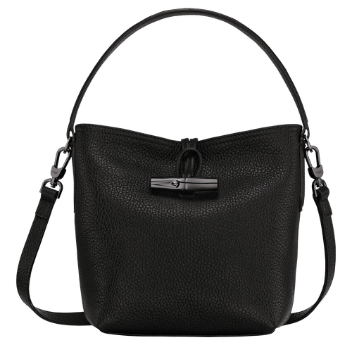 Longchamp Roseau Essential S Bőr Crossbody Táska Női Fekete | 43975WBUG