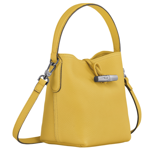 Longchamp Roseau Essential S Bőr Crossbody Táska Női Sárga | 74590ZSKA