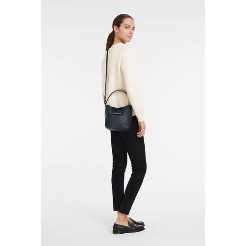 Longchamp Roseau Essential S Bőr Crossbody Táska Női Kék | 82063AZYS
