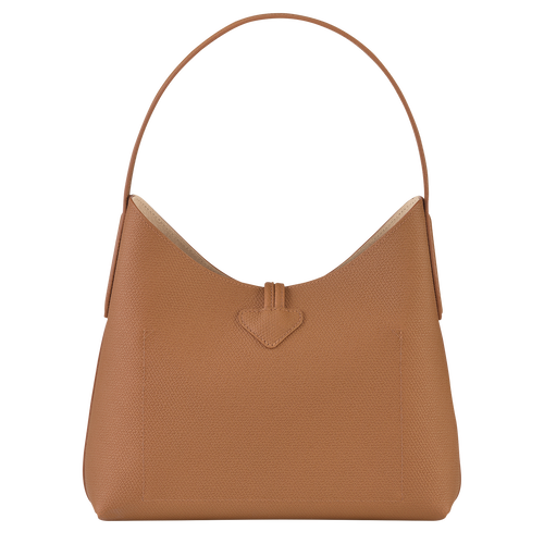 Longchamp Roseau M Bőr Válltáskák Női Bézs | 47921XVON