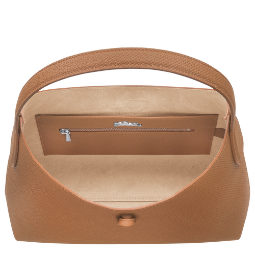 Longchamp Roseau M Bőr Válltáskák Női Bézs | 47921XVON