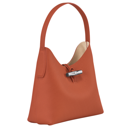 Longchamp Roseau M Bőr Válltáskák Női Narancssárga | 07493TDOX