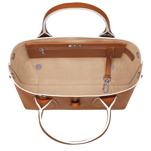 Longchamp Roseau S Bőr Kézitáska Női Barna | 38509VNHE