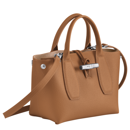 Longchamp Roseau S Bőr Kézitáska Női Bézs | 48692FLDE