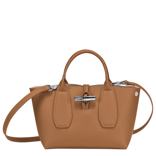 Longchamp Roseau S Bőr Kézitáska Női Bézs | 48692FLDE