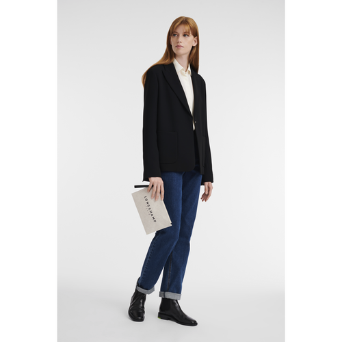 Longchamp Roseau Vászon Pouches Női Bézs | 19623CJXV