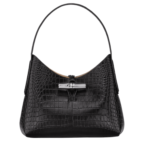 Longchamp Roseau XS Bőr Válltáskák Női Fekete | 63105RMZG
