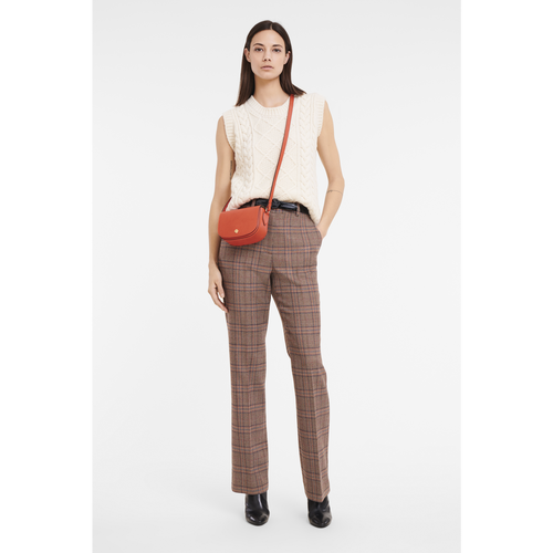 Longchamp épure Bőr Crossbody Táska Női Narancssárga | 26491YDZK