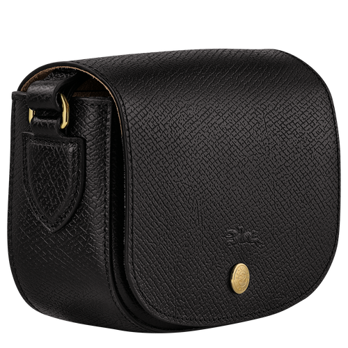 Longchamp épure Bőr Crossbody Táska Női Fekete | 45907DLPN